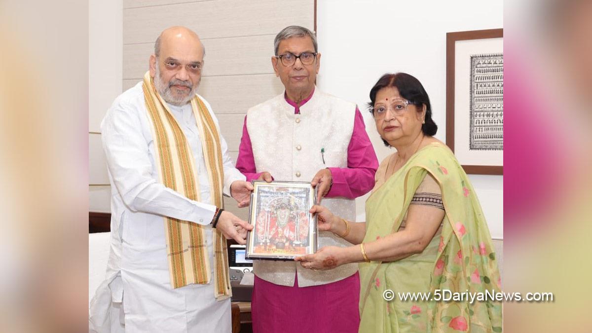 Governor Professor Ashim Kumar Ghosh paid a courtesy call on Home Minister Shri Amit Shah.